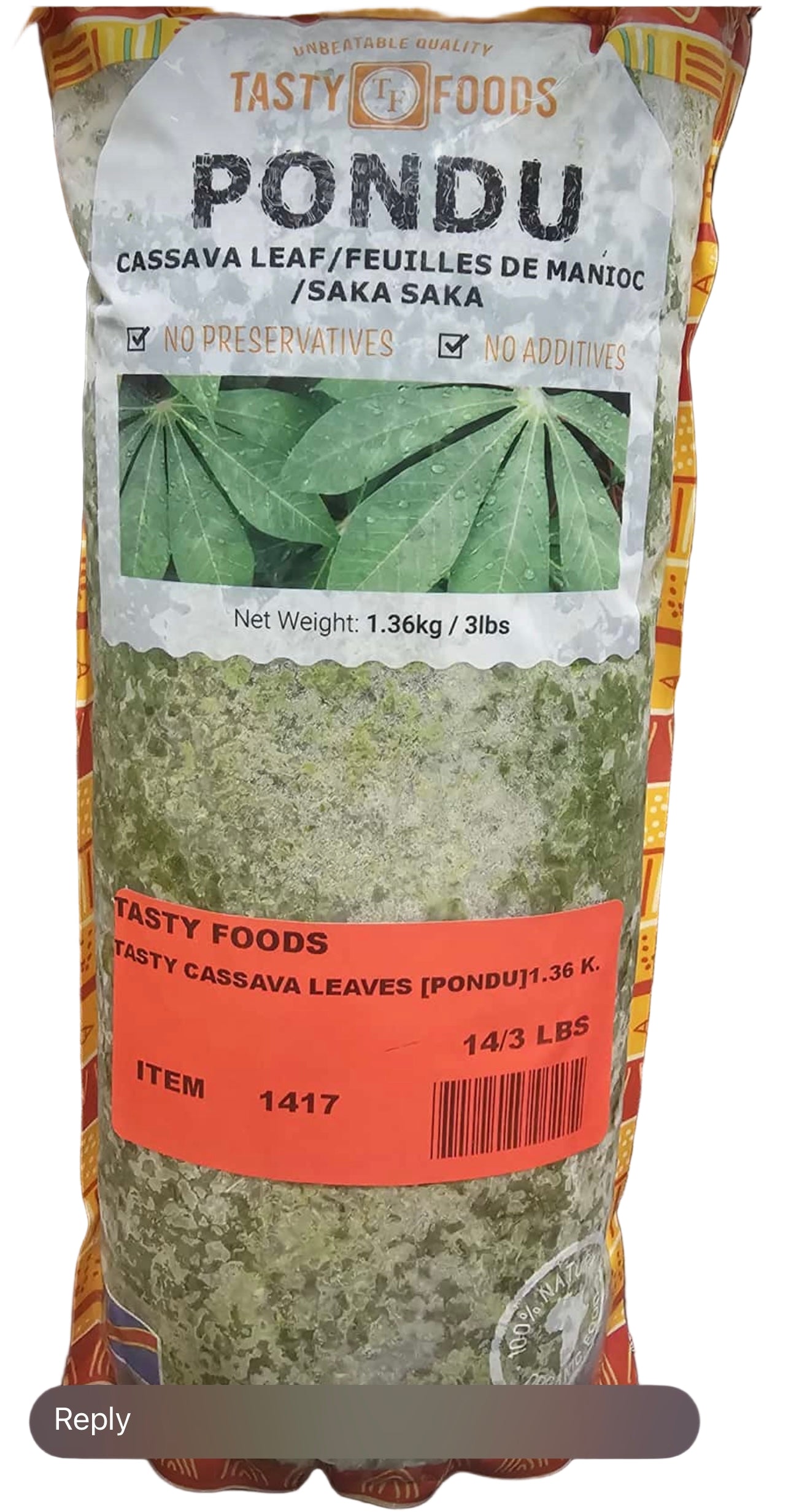 Pondu 1.36kg