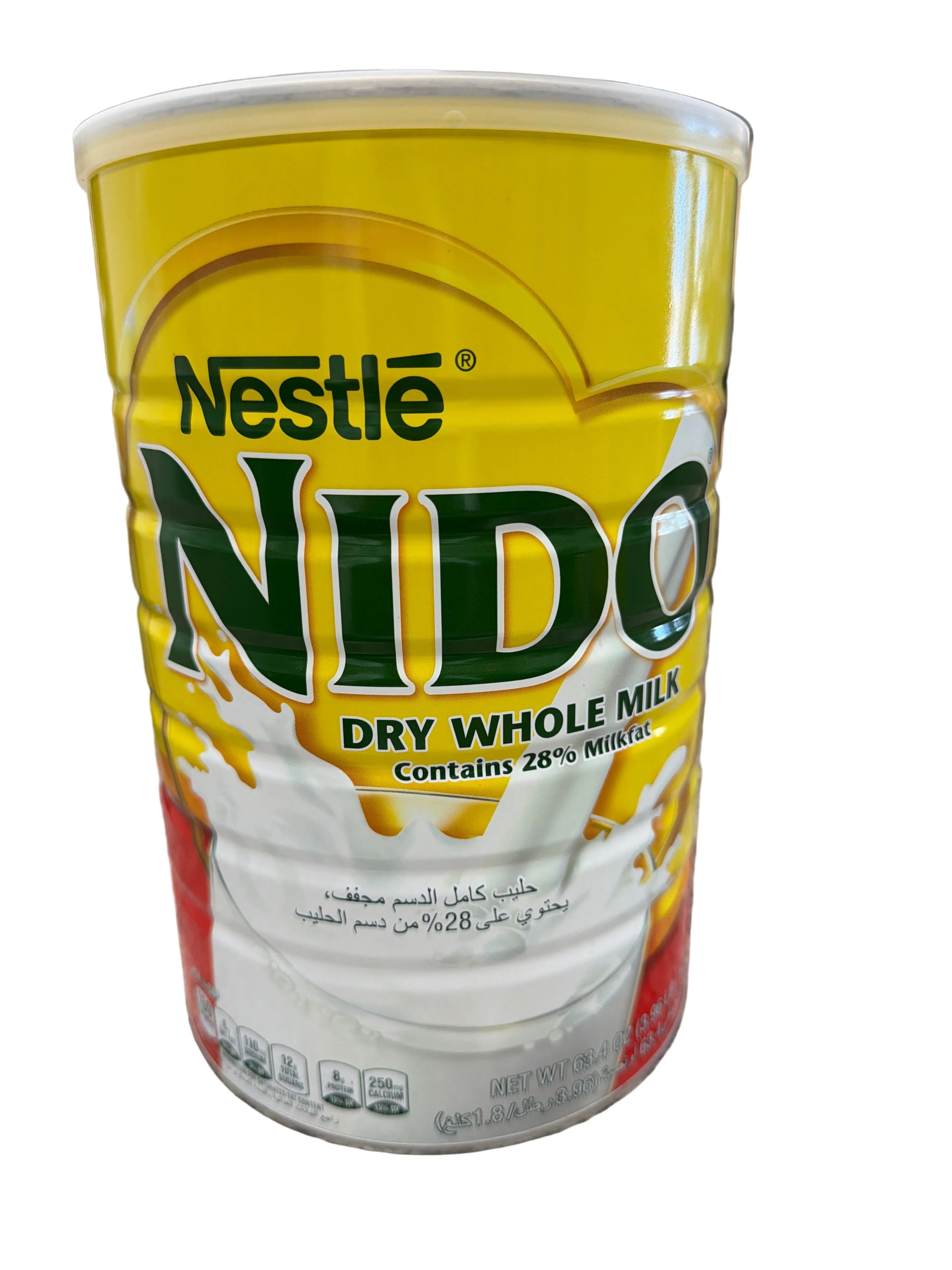 NIDO DRY WHOLE MILK Contains 28%Milkfat
