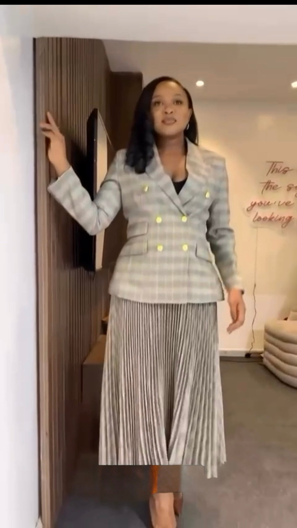 Skirt and jacket