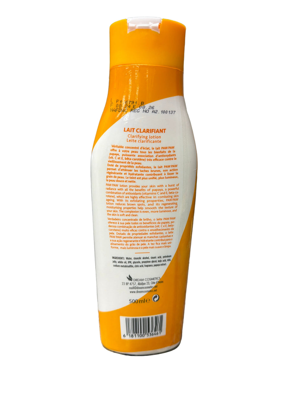 Paw Paw lotion 500ML