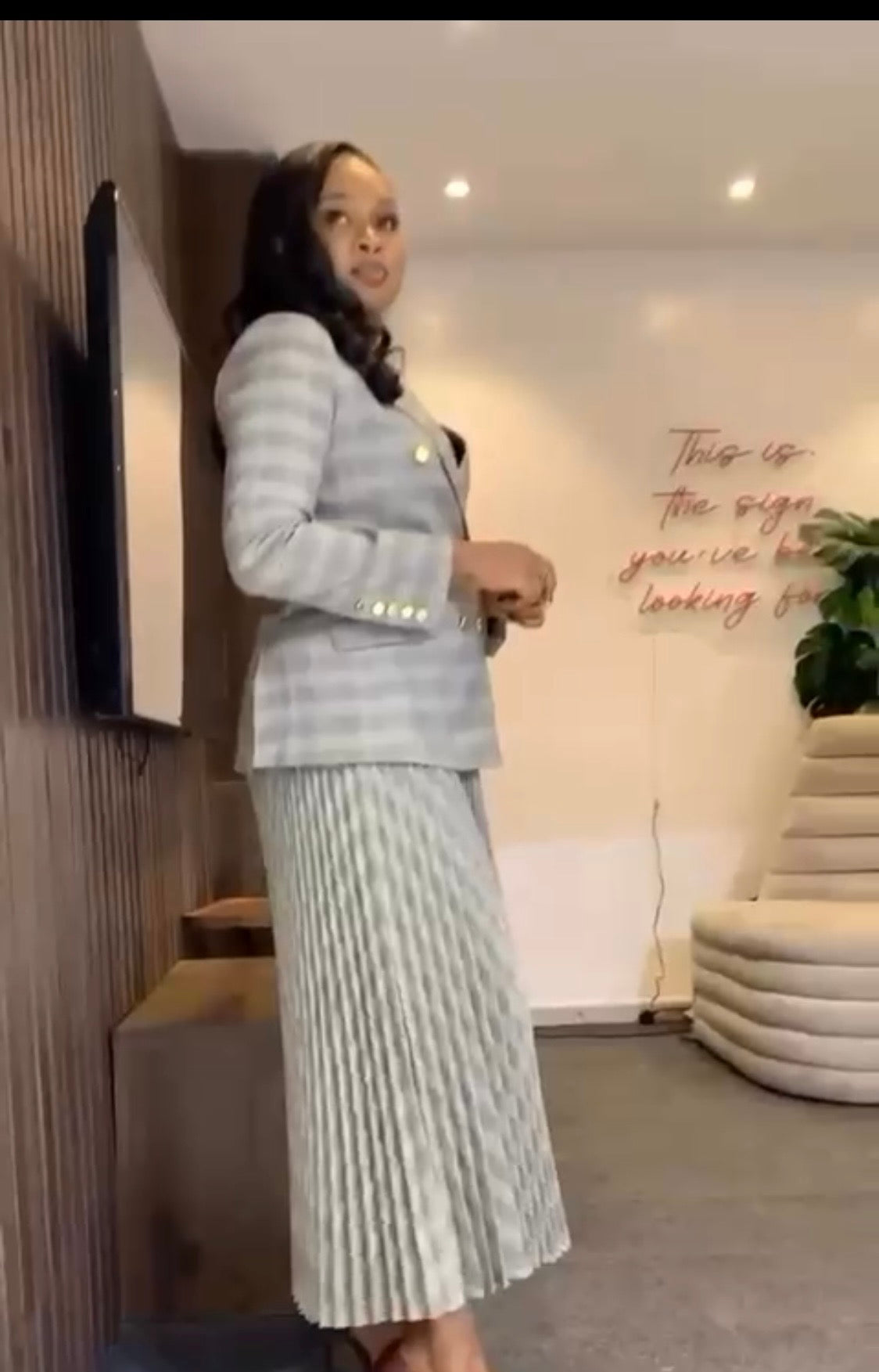 Skirt and jacket