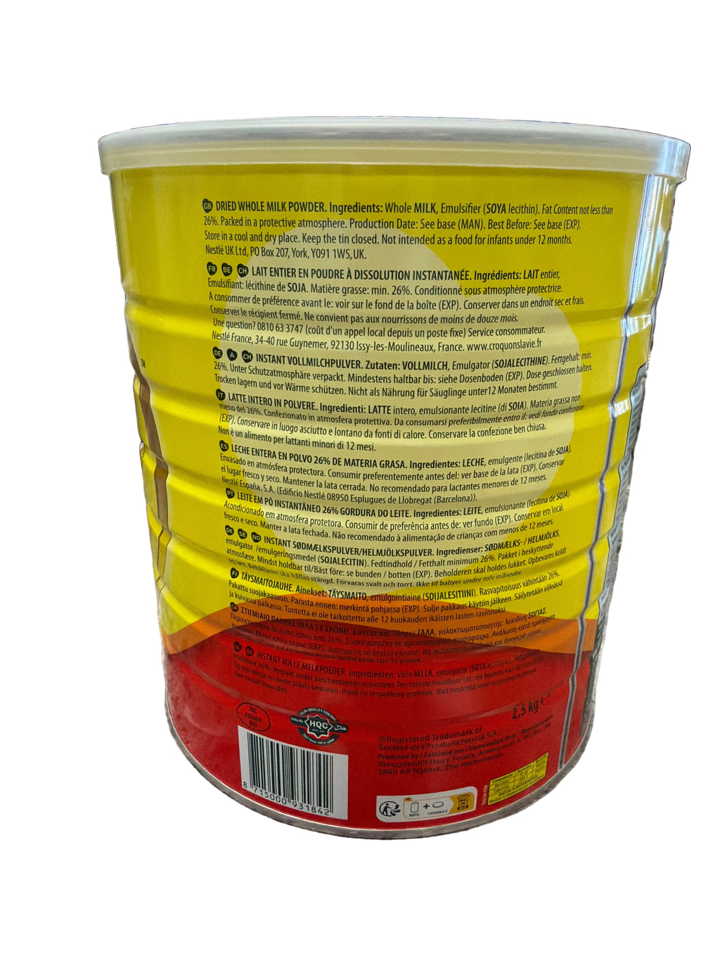 Nestle NIDO DRY WHOLE MILK 2.5Kg .