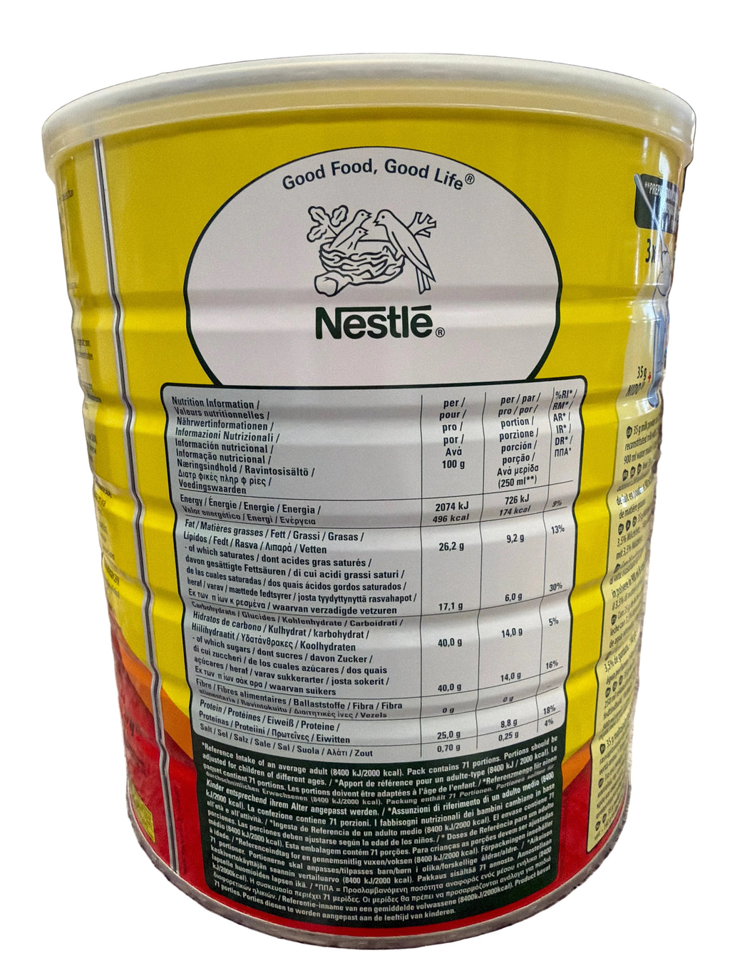 Nestle NIDO DRY WHOLE MILK 2.5Kg .