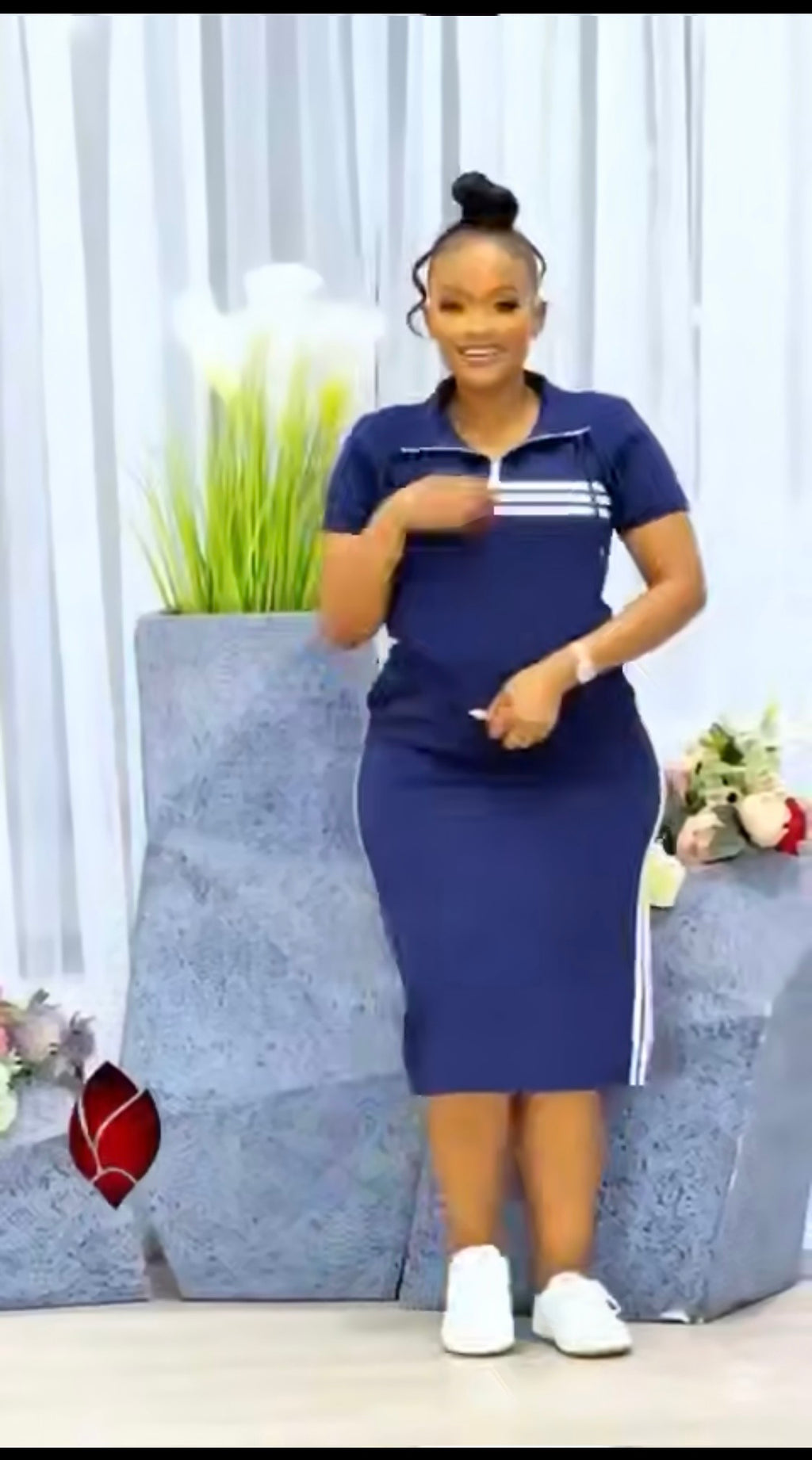 Skirt and blouse