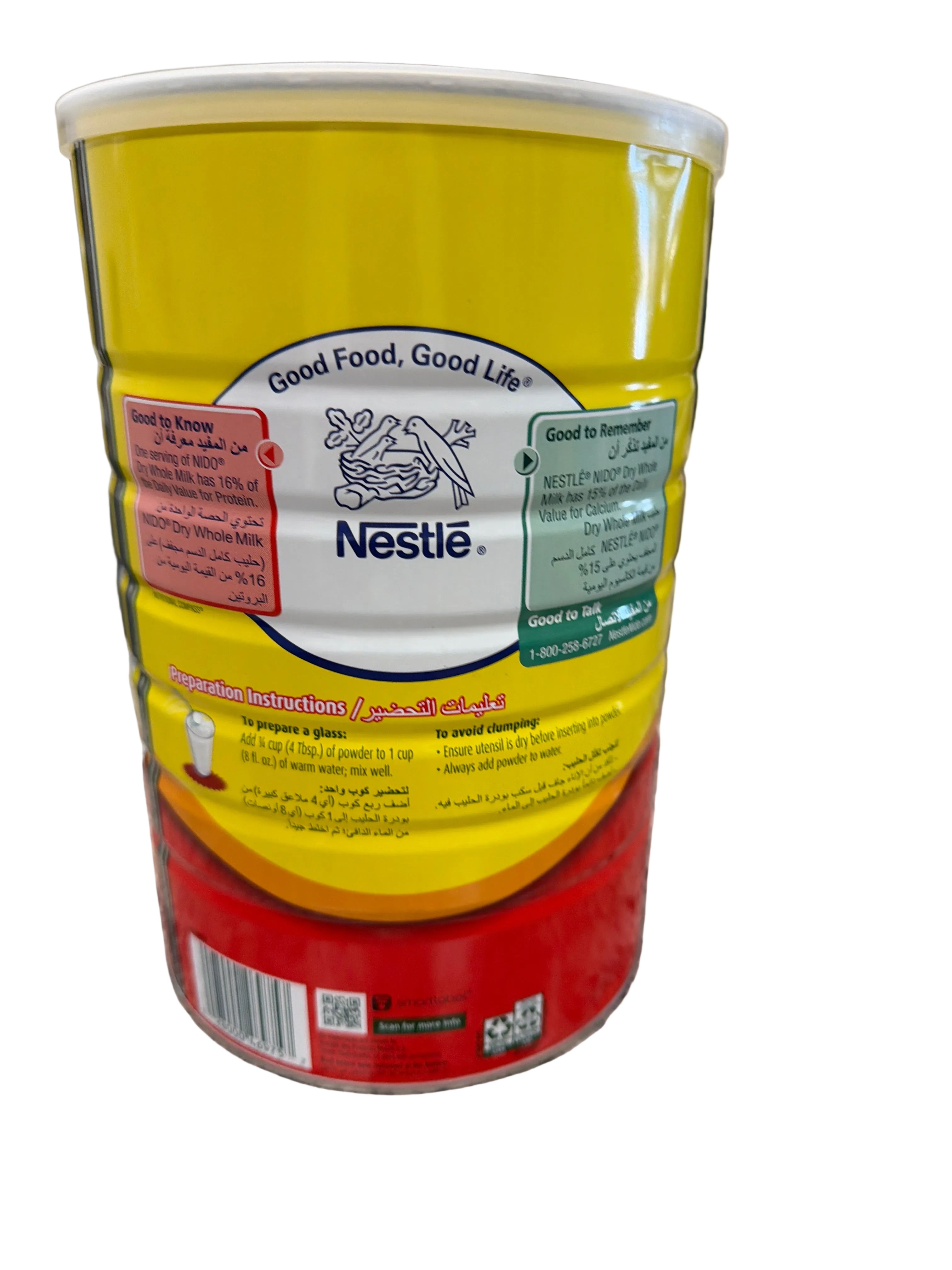 NIDO DRY WHOLE MILK Contains 28%Milkfat