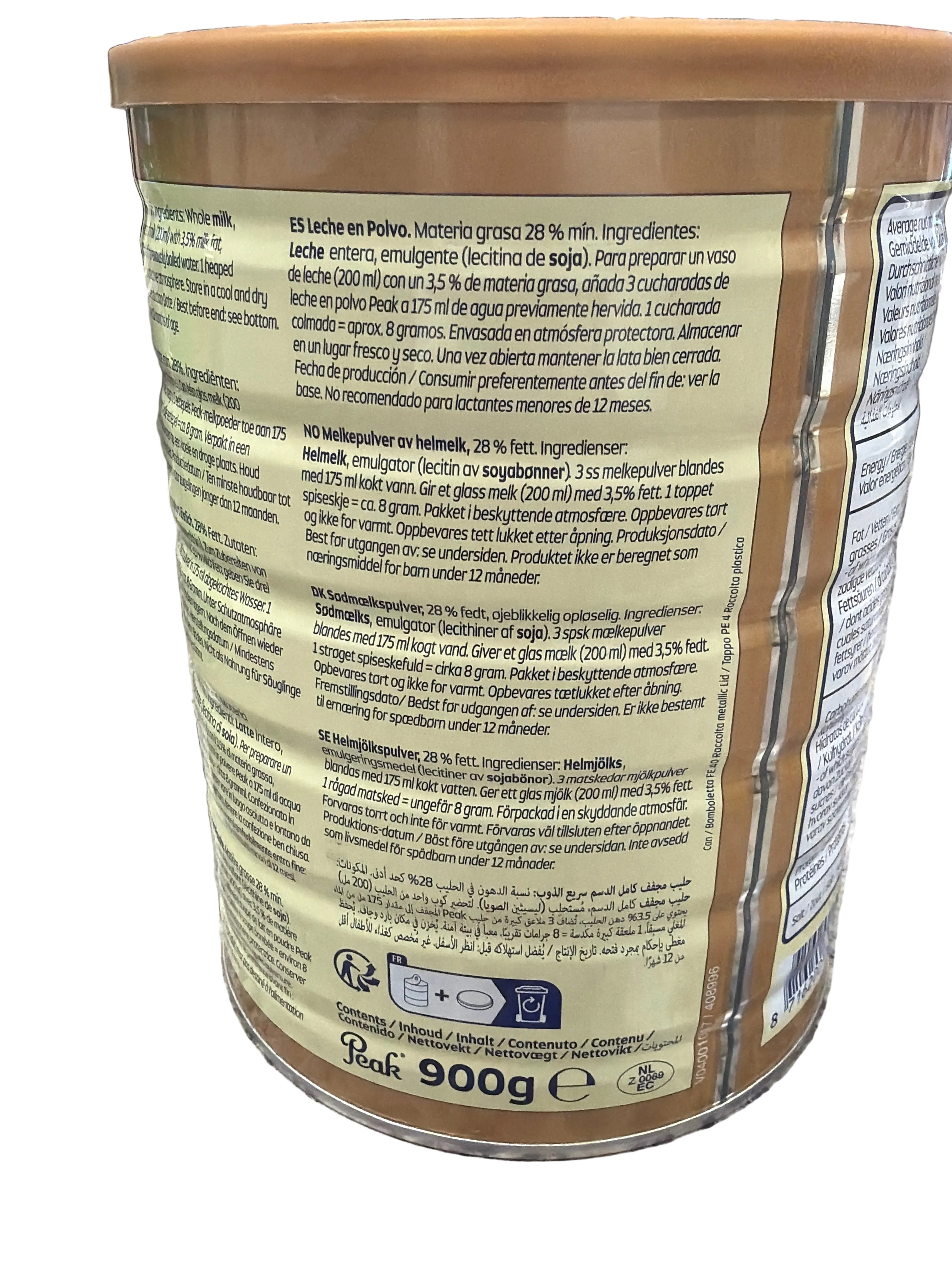 Peak Milk Powder 900g